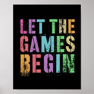 Poster Deixe os Jogos Começarem a Lenda do Dia de Campo d