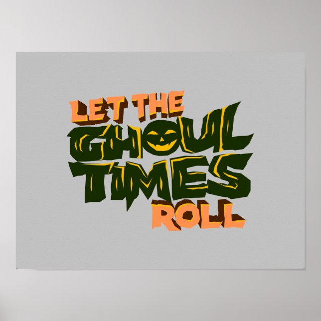 Poster Deixe os tempos de fantasma rolar (Frente)