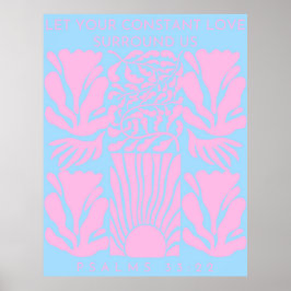 Poster Deixe Seu Amor Constante nos Cercar