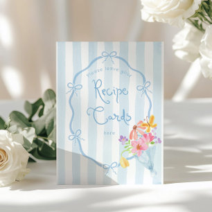 Poster Deixe seu cartão de receita aqui Mercado Floral Az