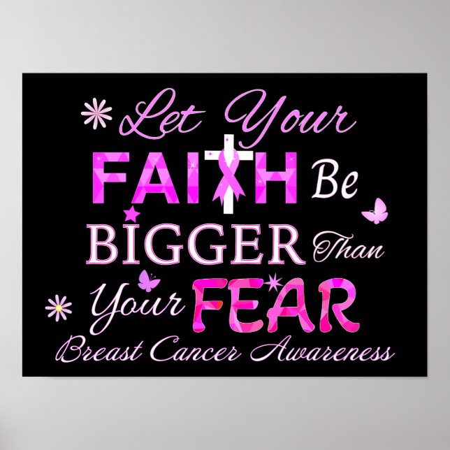 Poster Deixe sua fé ser maior (Frente)