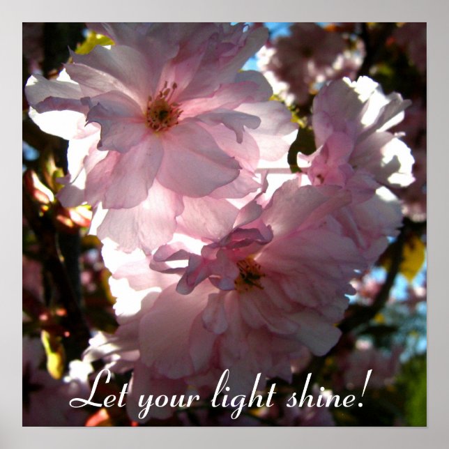 Poster Deixe sua luz brilhar! (Frente)