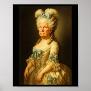 Poster Deixem Eles Comer Tacos - Marie Trump Antoinette