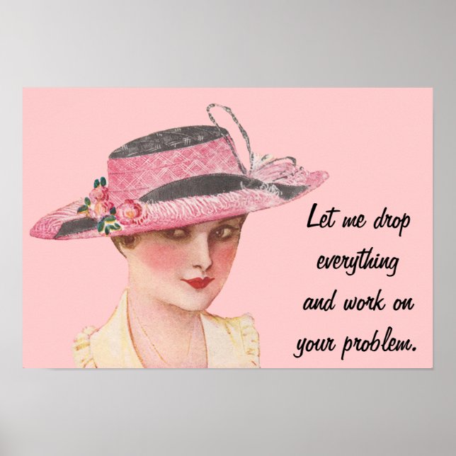 Póster Deixem-Me Deixar Cair Tudo (Frente)