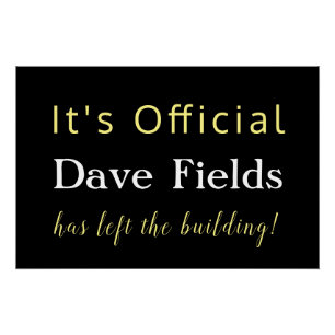 Póster Deixou o Prédio Aposentado