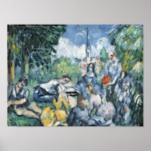 Póster Dejeuner sur l'herbe, 1876-77