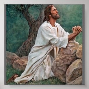 Póster Del_Parson_Prayer_at_Gethsemane_400