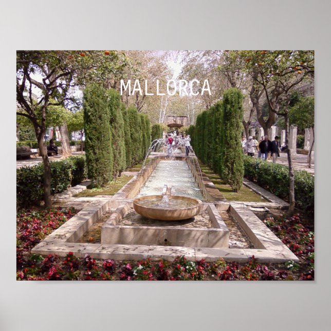 póster del rei na ilha de Mallorca (Frente)