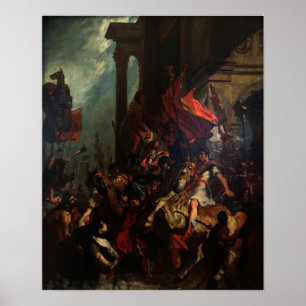 Poster Delacroix - A Justiça De Trajan 1858
