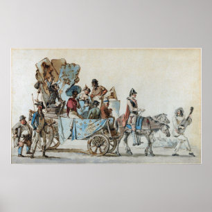 Poster Delacroix - Artistas Dramáticos Em Viagem