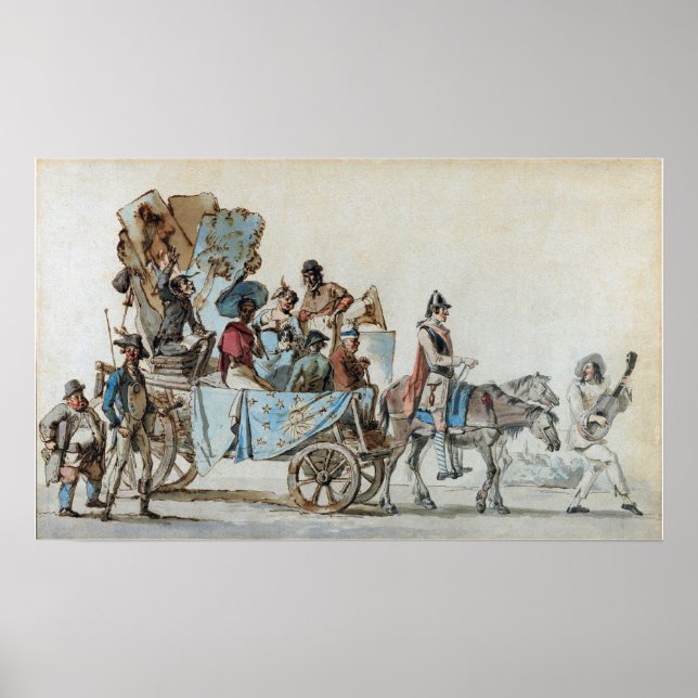 Poster Delacroix - Artistas Dramáticos em Viagem (Frente)