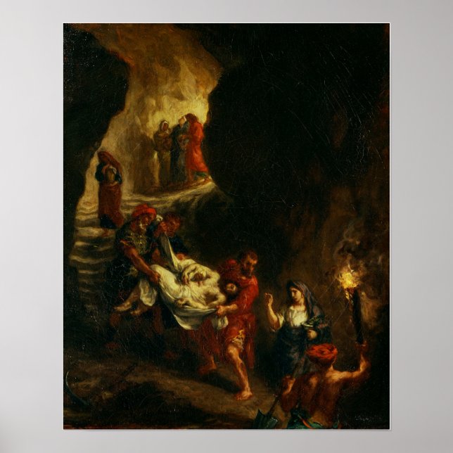 Poster Delacroix - Cristo Levado ao Túmulo (Frente)