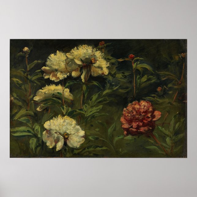 Poster Delacroix - Flores 1848 (Frente)