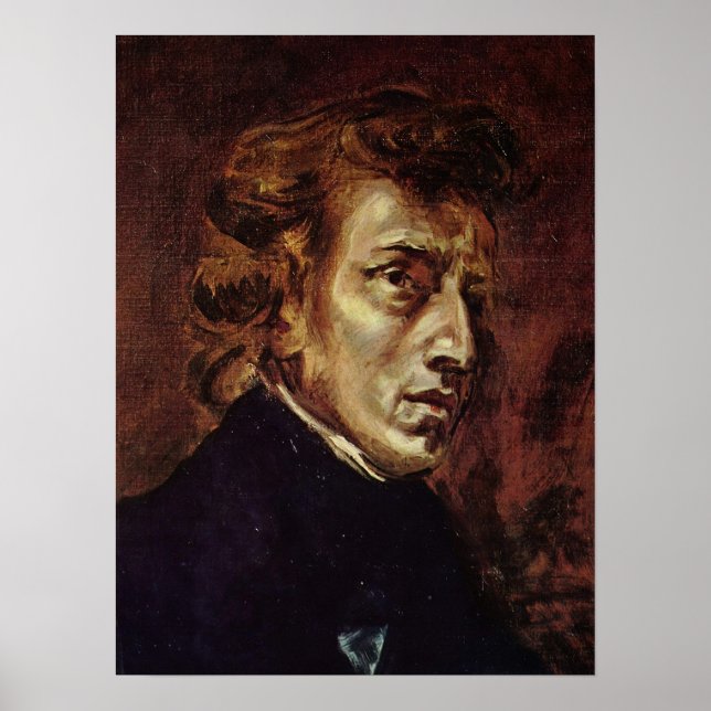 Poster Delacroix - Frederic Chopin (Frente)