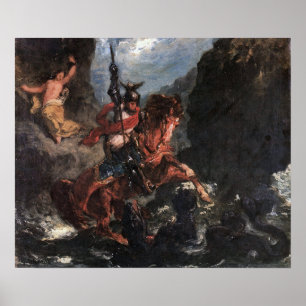 Poster Delacroix - Libertou Angelika Ou Rua George.