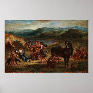 Poster Delacroix - Ovide Em Citianos 1862