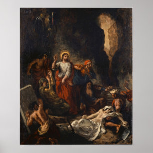 Poster Delacroix - Ressurreição de Lazare 1850
