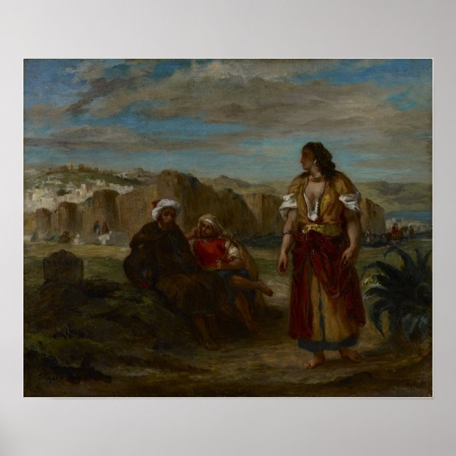 Poster Delacroix - Tangier View (Frente)