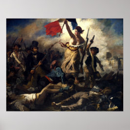 Poster Delacroix's La Liberté Guidant le Peuple