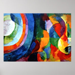 Póster Delaunay - Formas Circulares, Sol, Lua
