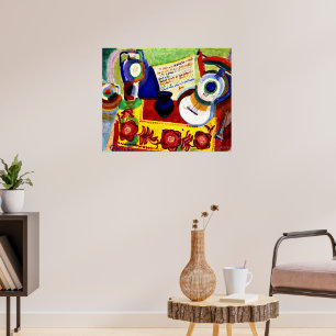 Poster Delaunay - Vida Estática Portuguesa