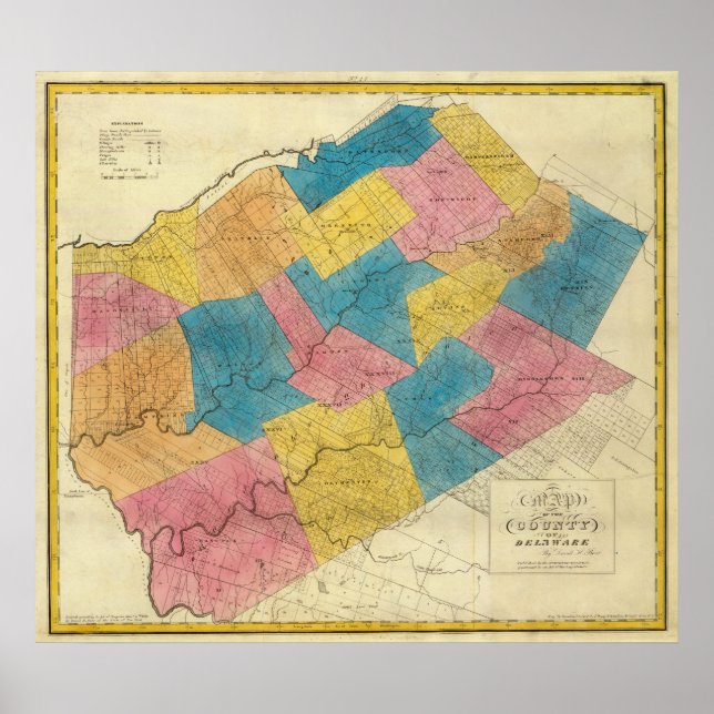 Póster Delaware (Frente)