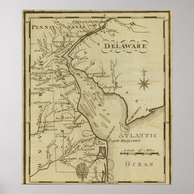 Póster Delaware (Frente)