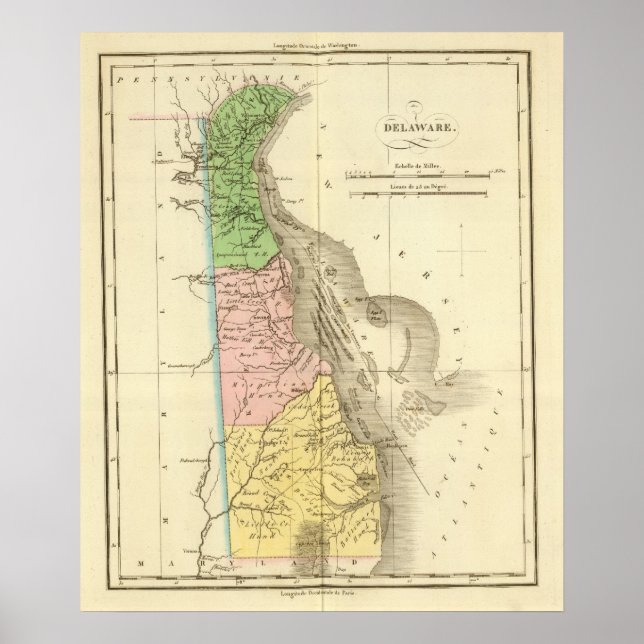 Poster Delaware EUA (Frente)