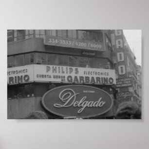 Póster delgado