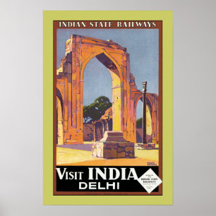 Póster ~ Deli de India da visita