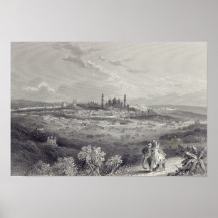 Poster Deli, gravada por Edward Paxman Brandard