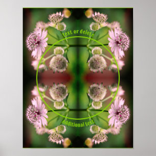Poster Delicar o quadro Flores Crie sua própria foto