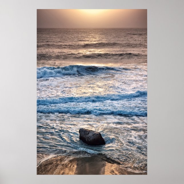 Poster Delicate Beach Sunset (Frente)