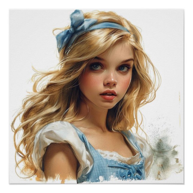 Póster Delícia Extravagante da Alice no País das Maravilh (Frente)