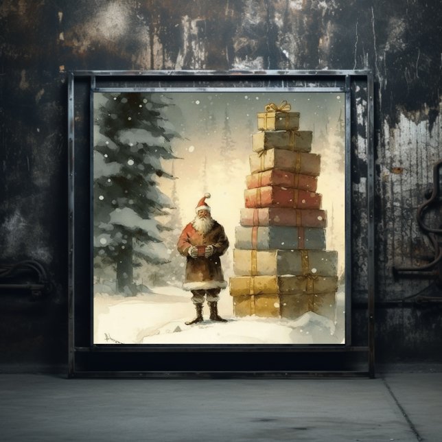 Poster Delícia Festiva: Papais noeis Pretos (Criador carregado)