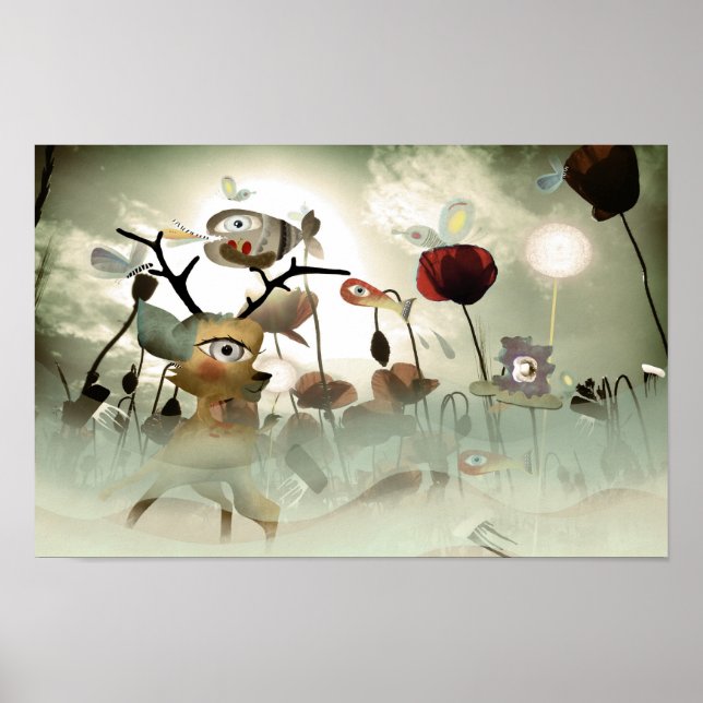 Póster Delicioso leve e transparência (Frente)