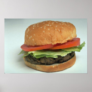 Poster Delicious Hamburger