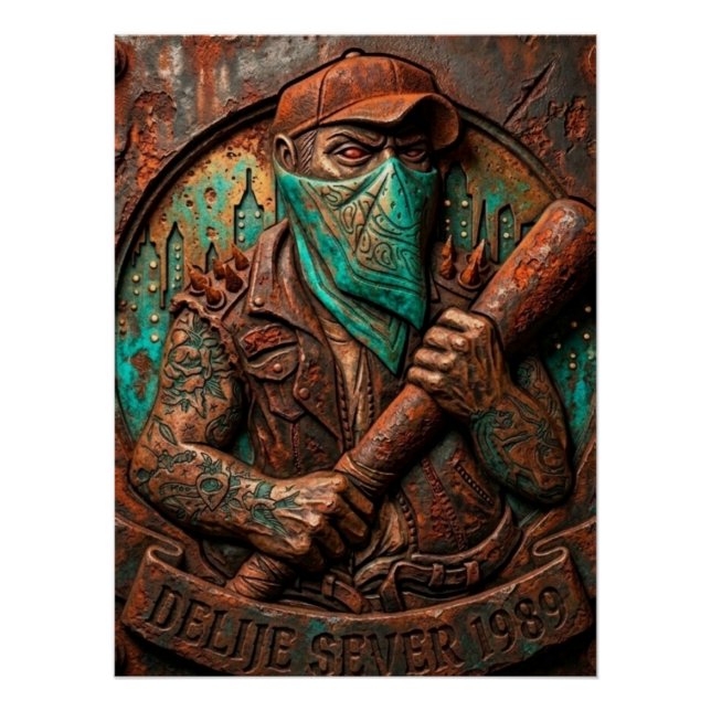 Póster Delije Sever 1989 Embutido (Frente)