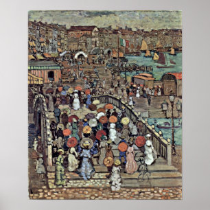 Póster Della Paglia de Maurício Brasil Prendergast - de