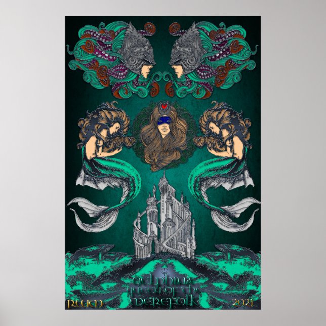Poster Delphina Queen of the Merefolk (Frente)