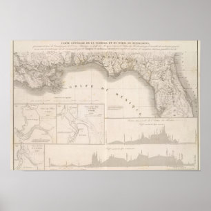 Poster Delta do canal de Mississippi