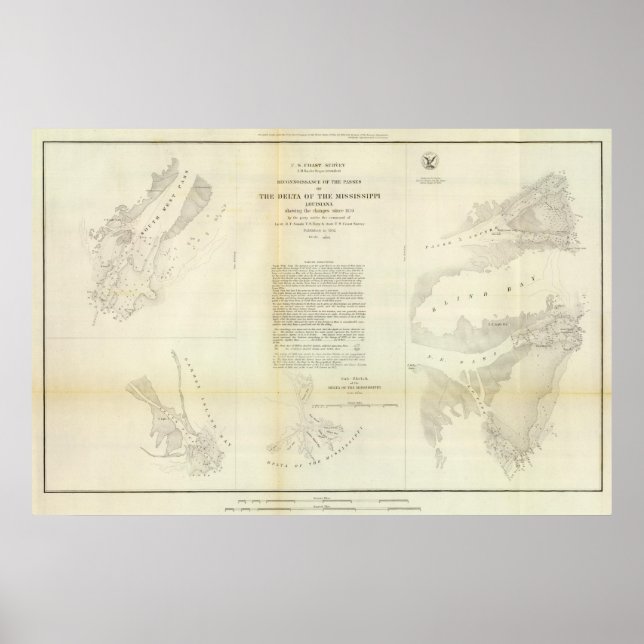Póster Delta do Mississippi (Frente)