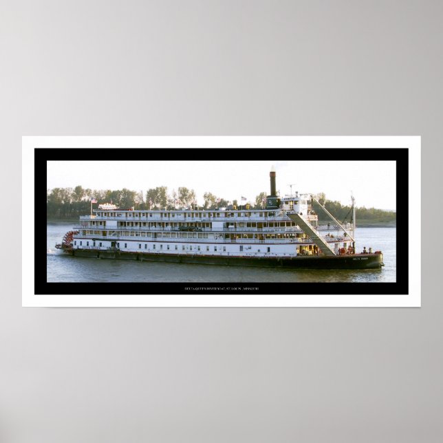 Póster Delta Queen Riverboat (Frente)