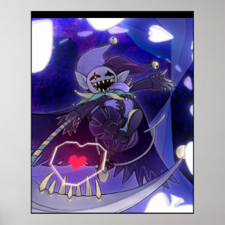 Poster Deltarune - Gráfico do Diabo