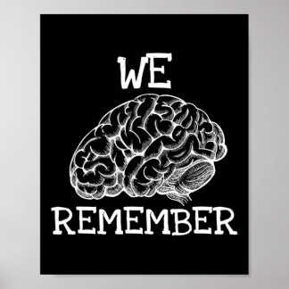 Poster Demência que lembramos quando os entes queridos nã
