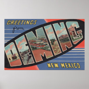 Póster Deming, New mexico - grandes cenas da letra