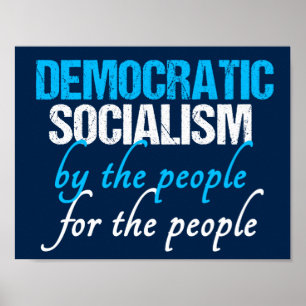 Poster Democracia Socialista Social Democracia Definiçã