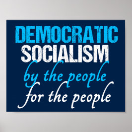 Poster Democracia Socialista Social Democracia Definição