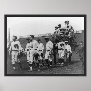 Poster Democrata Republicano Baseball 1926