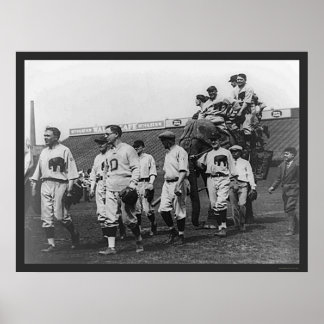 Poster Democrata Republicano Baseball 1926